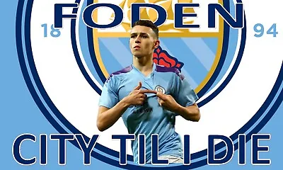Manchester City Phil Foden Flag Large • £11.95