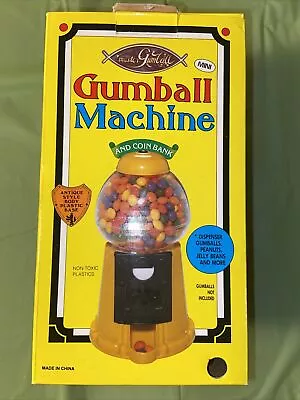 New Plastic Mini Gumball Machine Antique Style Body Base & Coin Bank Dispenser  • $11.99