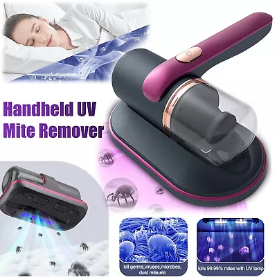 Mite Remover Portable Dust Vacuum Cleaner For Bed With UV Sterilization Mattress • $39.97