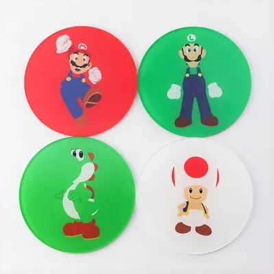 Acrylic Super Mario Bros Themed Gaming Coaster - Nintendo - Games - Printed • £3.68