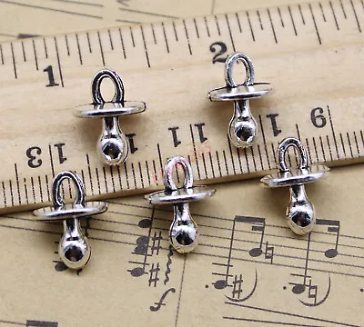 Lot 8/30/60X Retro Style Pacifier Alloy Charms Pendants For Jewelry Making • $5.58