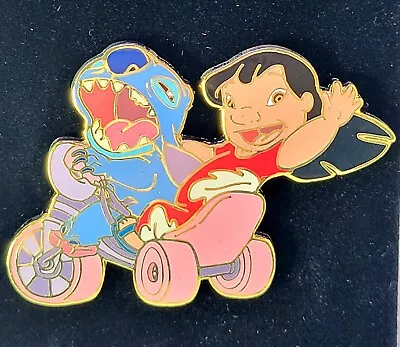 2004 Disney Auctions Lilo And Stitch Riding Big Wheel Tricycle LE 1000 Pin • $27.60