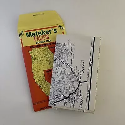 Metsker’s Maps Of Washington State Pacific County • $19.95