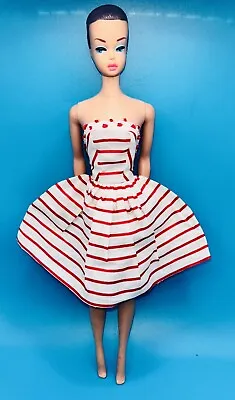 Vintage RED WHITE STRIPE Dress Doll Barbie Clone Miss Suzette Wendy Babs 1960S • $25