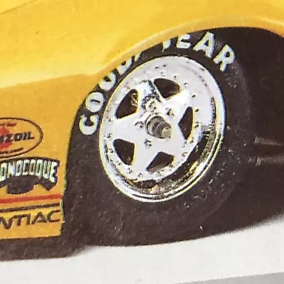 C NOTE MONOCOQUE Star Drag Race Front Wheels W Goodyear MGM1:24 LBR Model Parts • $9.90