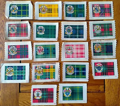 Godfrey Phillips Ltd. / BDV Silks Clan Tartans 1922 - Choose The Ones You Need • £2.85