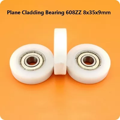£5.99 • Buy Nylon  Pulley Wheels Roller  Ball Bearing 608ZZ 8x35x9mm Bathroom Guide Wheel