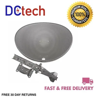 £18.99 • Buy Zone 1 Uk Satellite Dish  With Complete Fixings & Wall Bolts Ideal For Freesat