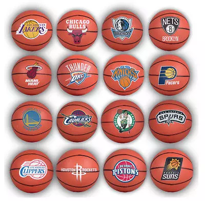 Nba Mini 2  Basketball Ball Retired 2015 Gift Souvenir Cake Topper Decoration • $20.99