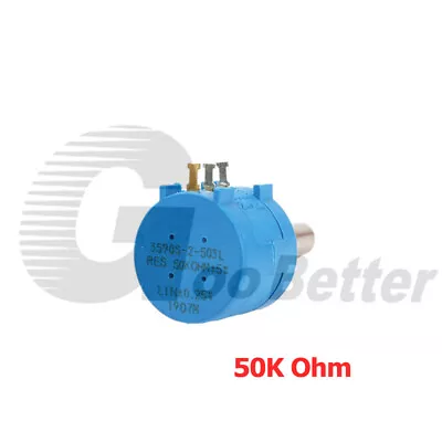 10 Turn Potentiometer 3590S Wirewound Variable Resistor Precision Multi-Turn Pot • $6.55