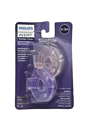 Philips Avent Soothie Pacifiers 0 - 3m SCF190/02 - Pink/Purple • $6.95