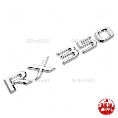 $24.99 • Buy Lexus Liftgate OEM Chrome RX 350 Letter Logo Badge Car Emblem Replace F-Sport