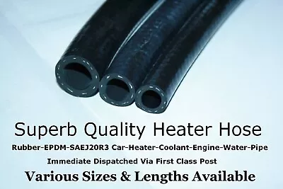 13mm 1/2  Rubber EPDM SAEJ30R6 Radiator Car Heater Hose Coolant Flexible Pipe • £5.90