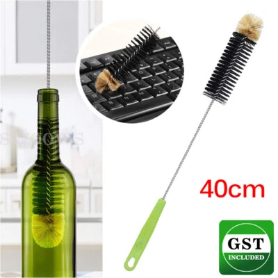 $13.84 • Buy Bottle Cleaning Brush Cleaner Extra Long Washing Narrow Neck Cleaning Brush