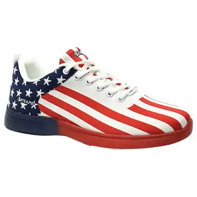 Pyramid Men's Path Lite Seamless Mesh Bowling Shoes - USA Flag • $64.99