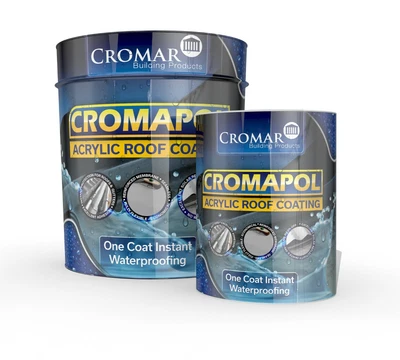 £15.99 • Buy CROMAPOL Emergency Roof Repair Acrylic Roof Coating Sealant Waterproofing Paint