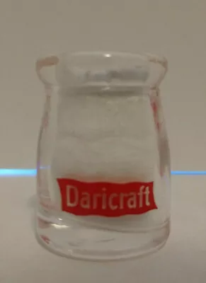 Dairy Creamer - Daricraft Co. Glass Single Creamer Milk Bottle • $12.95