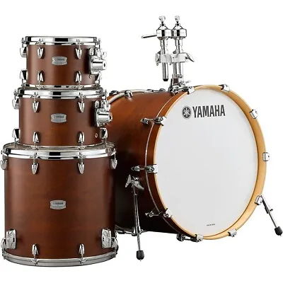 Yamaha Tour Custom Maple 4-Piece Shell Pack With 22 In Bass Drum Chocolate Satin • $1359.99