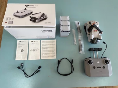 $511 • Buy DJI 1124800 Mini 3 Pro Camera Drone Bundle 48MP Gray Mint With DJI Care 