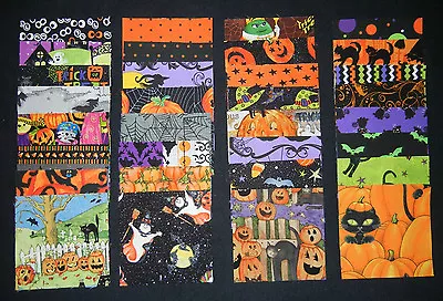 5  Charm Pack Halloween Fabric Squares 40 Quilt Blocks • $10.99