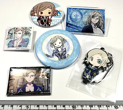 K Project Anime Awashima Seri Scepter 4 6 Item Can Badge Rubber Strap Lot T1 • $14.88