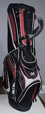 Maxfli 9-Way Divider Golf Cart Bag 6-Pockets Black Red Gray Mens 34” *READ* • $102.48