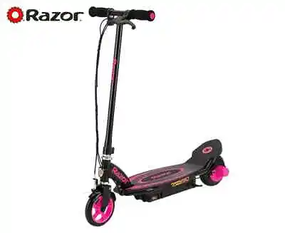 Razor PowerCore E90 Electric Scooter - Black/Pink • $355.09