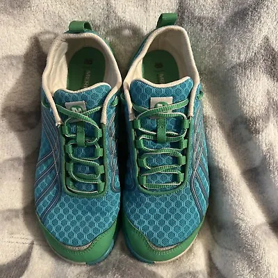 Merrell Barefoot Clove Women's Trail Running Shoes Size 7 Aqua Blue Green  • $32.99