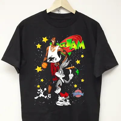 MICHAEL JORDAN T-SHIRT Vtg Rap Lebron Kobe Rodman Wu Tang Drake Space Jam 90 Y2k • $24.65