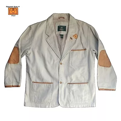 Orvis Men's Fishing Jacket Cotton Twill Hunting Shooting Beige Zambezi (Large) • £54.99