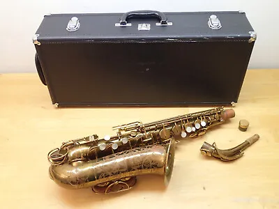 The Martin Alto Vintage 1940's Saxophone Estate Item Project Needs Restoration • $637.46