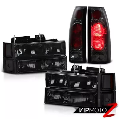 Chevy C10 C1500 C2500 K1500 K2500 Smoke Rear Brake Lamp Front Corner Headlights • $111.72