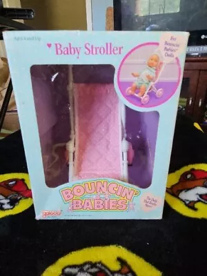 Vintage 1988 Galoob Bouncin’ Babies Doll Stroller • $14.53