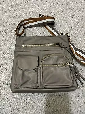 Urban Expression Beige Vegan Nylon Medium Size Crossbody Bag • $35