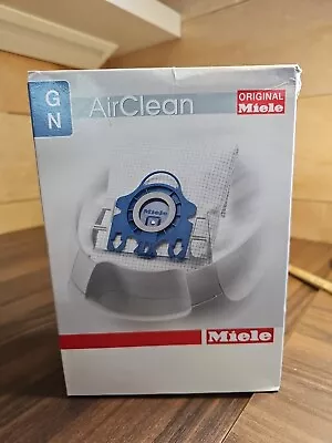 New Miele GN Airclean Dust Vacuum Bags 4 Bags 1 Motor Filter 1 Air Clean Filter • $12.99