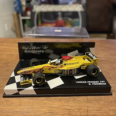 Pauls Model Art Mini Champs 1/43 Jordan Peugeot 197 G. Fisichella Free Shipping • $34.99