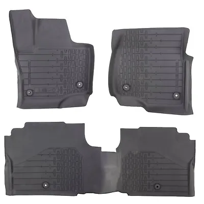 NEW OEM 18-23 Lincoln Navigator All-Weather Contour Rubber Floor Mats BLACK • $188.45