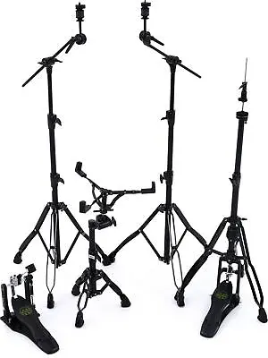 Mapex Armory 5-piece Hardware Pack With Single Pedal - Black Plated • $519
