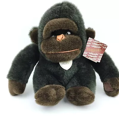 SWIB Plush Gorilla Stuffed Animal Black Brown Ape 9 In OSCAR 1987 Primate • $23.99