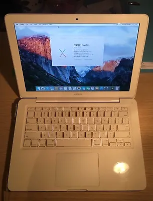 White Apple MacBook 13  Laptop Unibody 2.26Ghz 8GB Ram 1000GB Drive VGC Working • £579