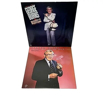 George Burns Vinyl Lot Of 2 - Nashville & I Wish I Was Eighteen Again EXCELLENT • $17.99