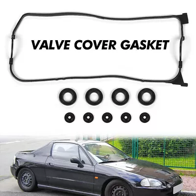 Valve Cover Gasket Set D15Z1 D16Z6 D16Y7 D16Y8 D16Y5 D16B5 For HONDA CIVIC 1.6L • $13.99