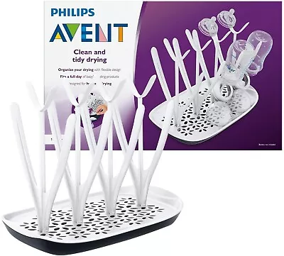 Philips Avent Baby Bottle Drying Rack White SCF149/00 Fast And Free Shipping-AU • $41.99