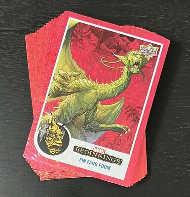 2022 Marvel Beginnings Red Supernova Cards - Complete Your Set • $9.51