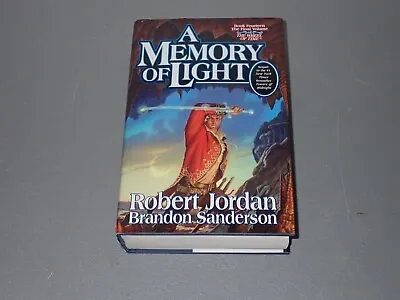 A Memory Of Light By Robert Jordan & Brandon Sanderson 1st Ed Autosigned • $165