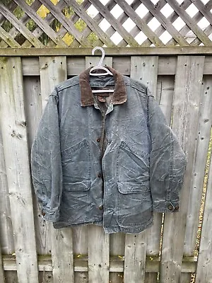 Vintage Eddie Bauer Down Goose Down Chore Jacket Size Medium • $43.70