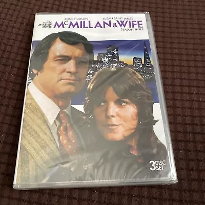 McMillan & Wife - Season 3 - New & Sealed - 3 Disc Set (DVDs) • $4.50