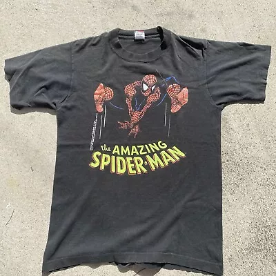 Vintage 1990 The Amazing Spider-Man Tshirt RARE • $60