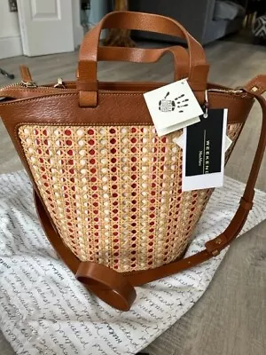 £199 • Buy Max Mara Weekend - OXIRIA  Brown Leather Basket  Bag NWT  RRP £550