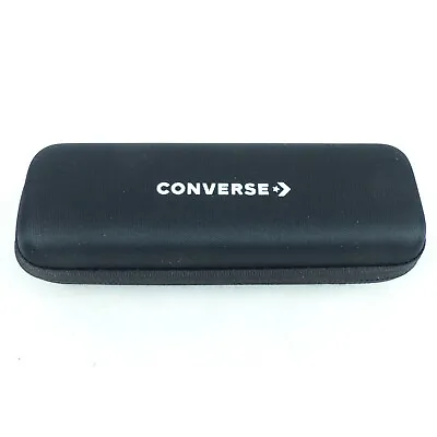 Converse Eyeglass Case Semi Hard Case With Zipper Closure Color Black 6.5  X 2  • $12.50